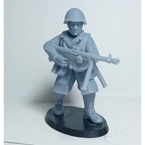 1/32 Greek Soldier with Machine Gun WWII